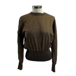 Forever 21 Brown Metallic Doleman L